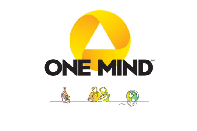 One Mind logo with graphic