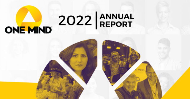 One Mind 2022 Annual Report Banner
