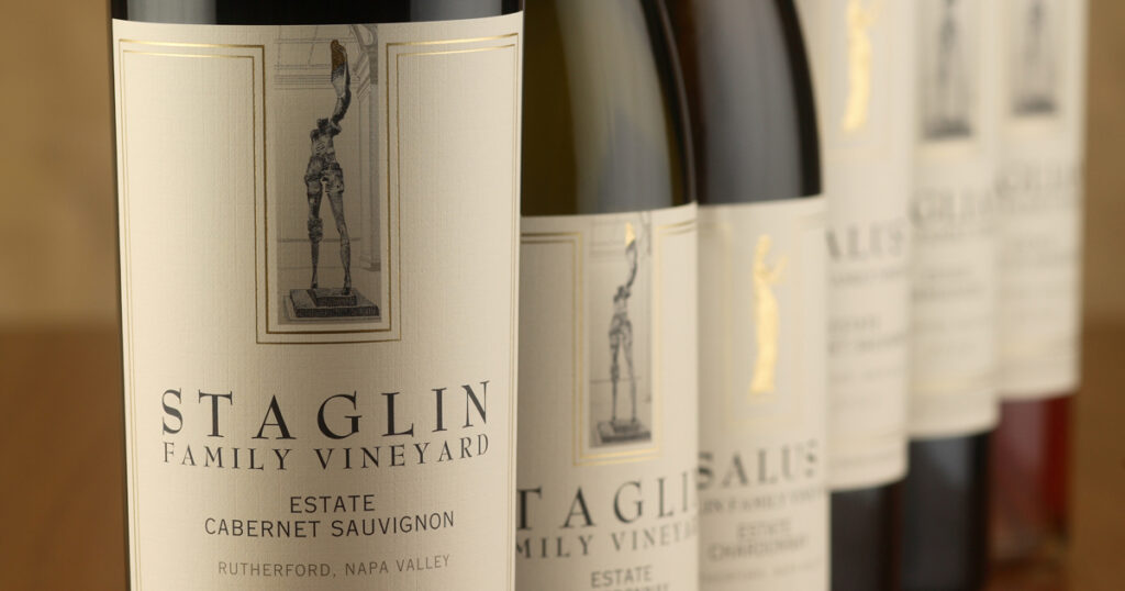 Staglin Family Vineyard wine bottles